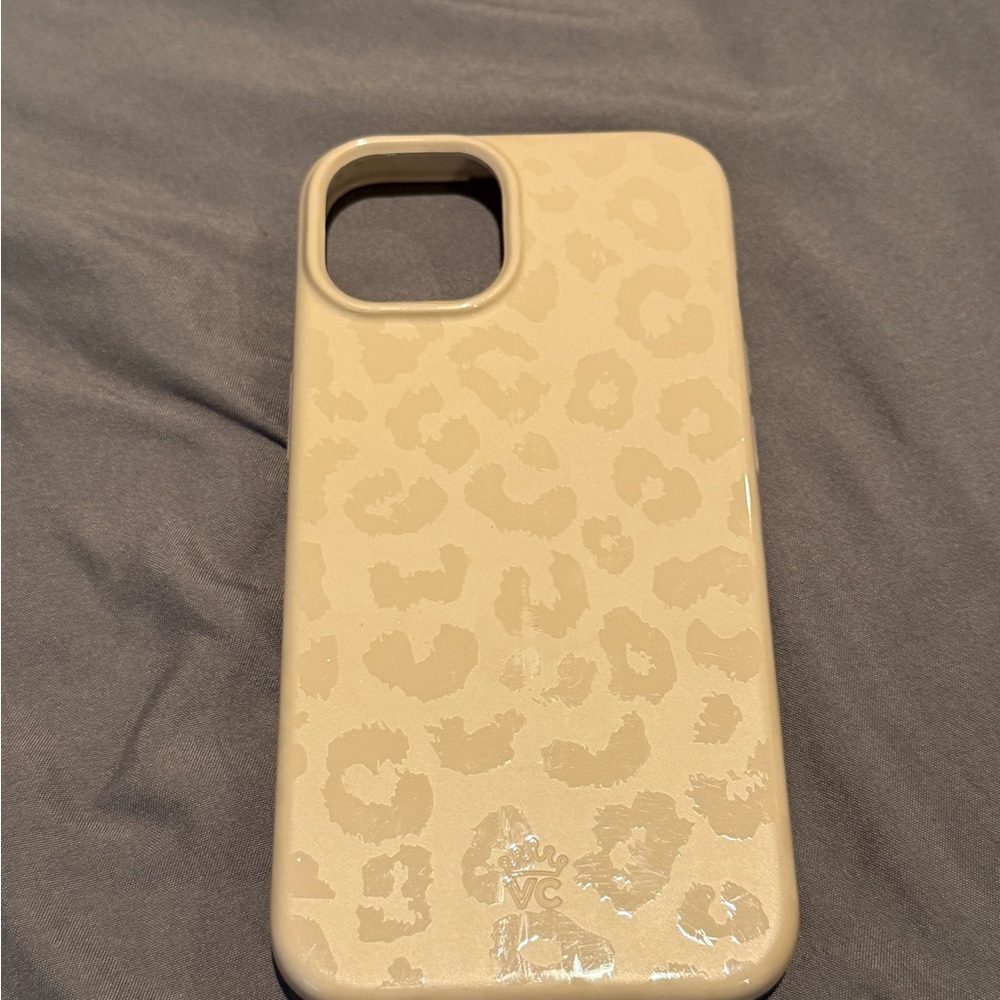 Velvet Caviar Cream Leopard Phone Case